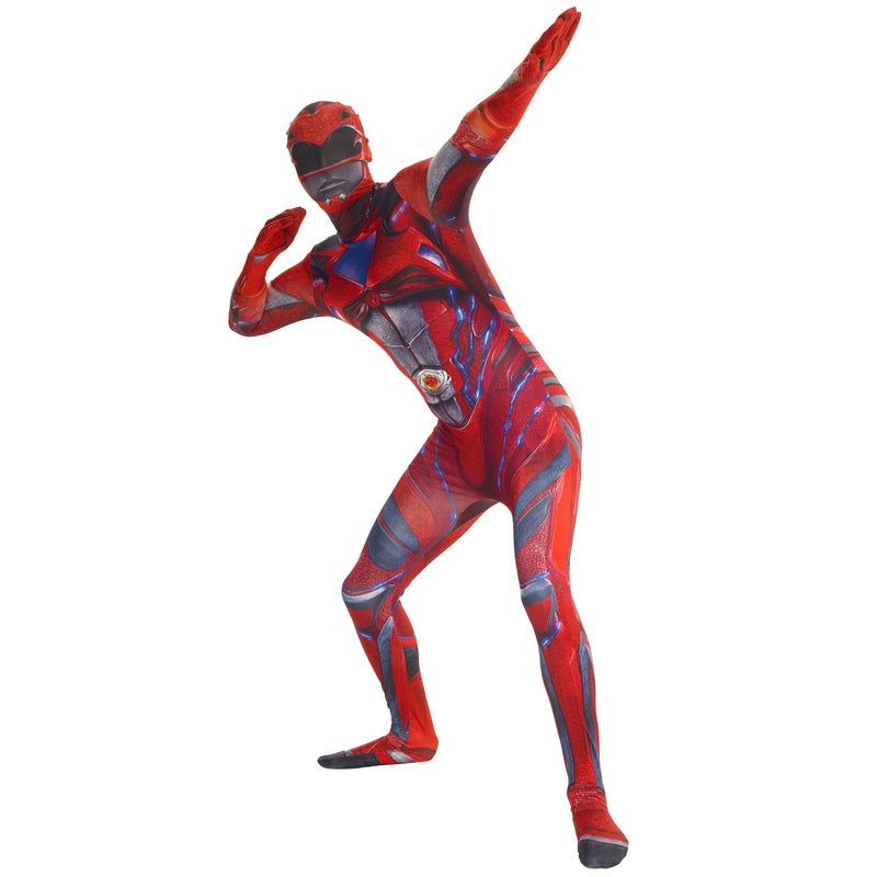 Morphsuits Official Red Deluxe Power Ranger Movie Costume - X-Large - Image 2